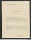 Nachlass Franz Steindachner, Brief von K. Lampert an Franz Steindachner (12.10.1911), Inv.Nr. 284.02, Seite 1
